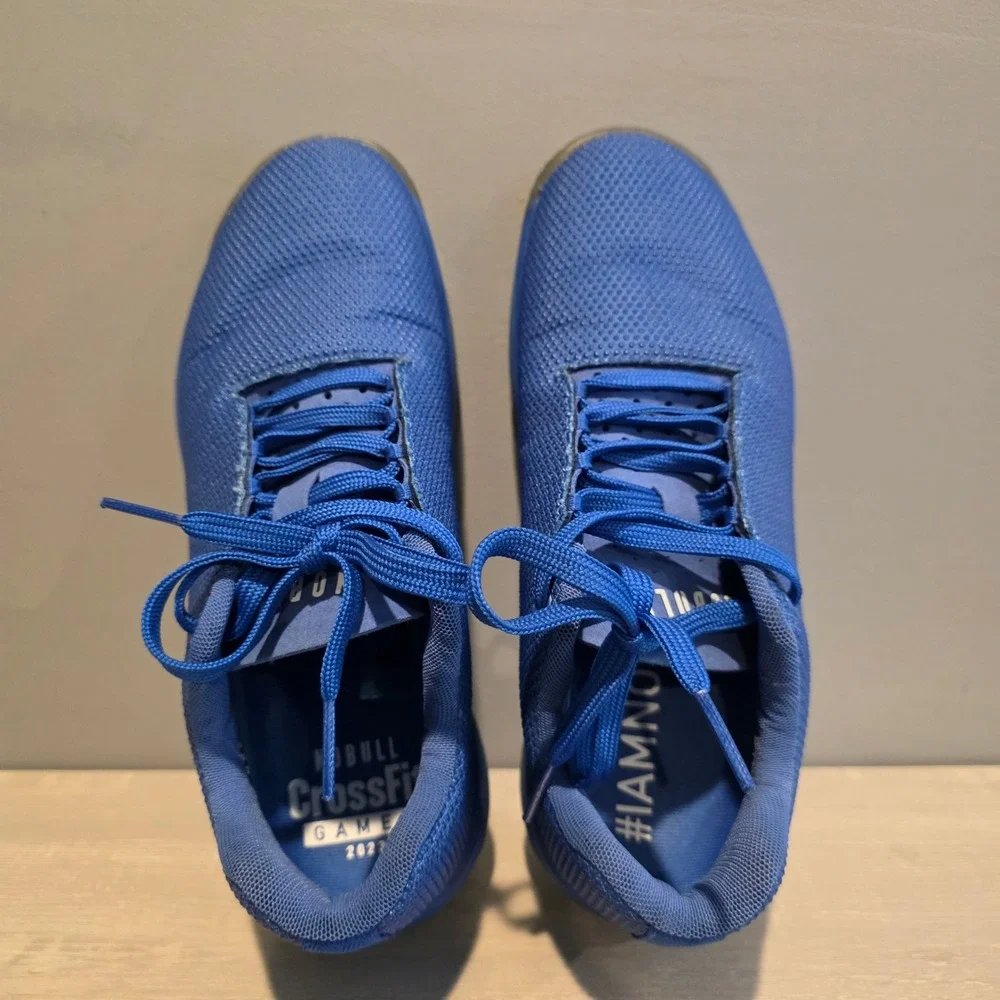 NOBULL CrossFit Games 2021 Trainer Mens 7.5 Blue Excellent Training Shoes